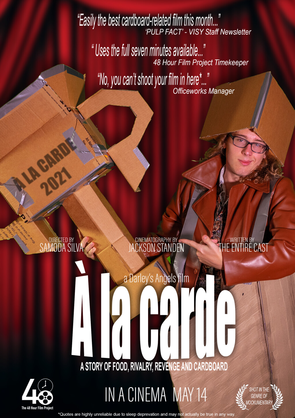 Filmposter for À la carde